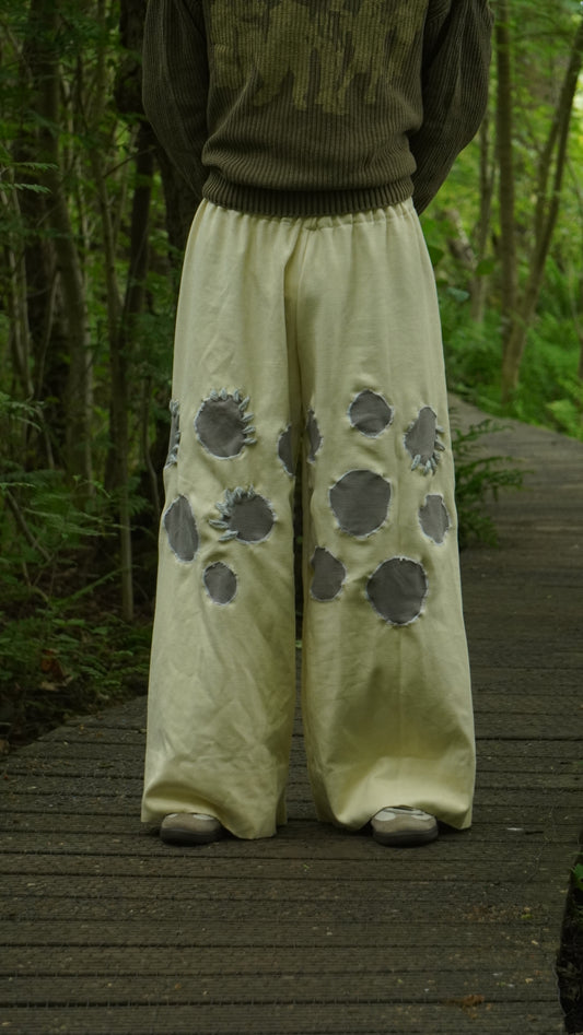 Void Trousers – Cream/Grey
