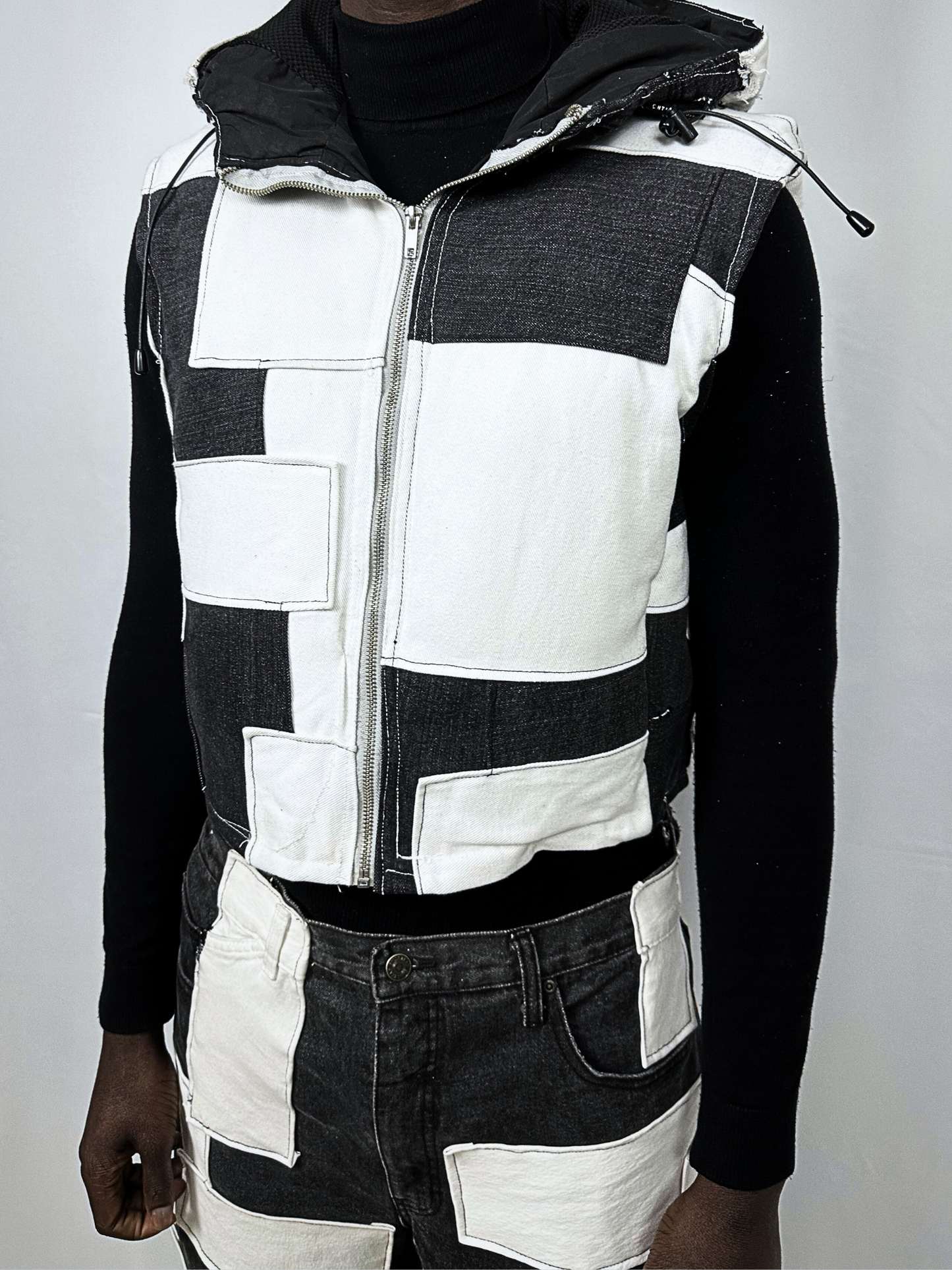 Patchwork vest